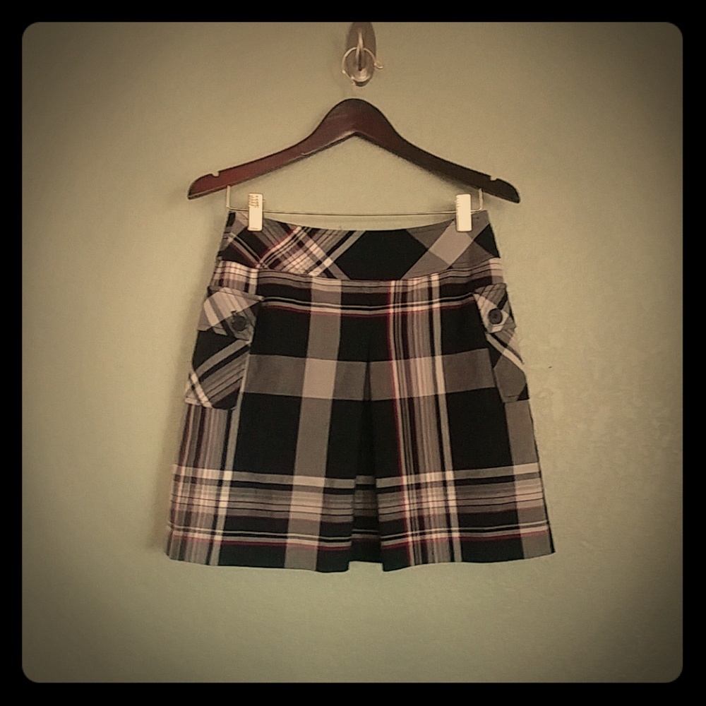 Plaid Ann Taylor Skirt